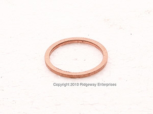 copper ring 27x36mm