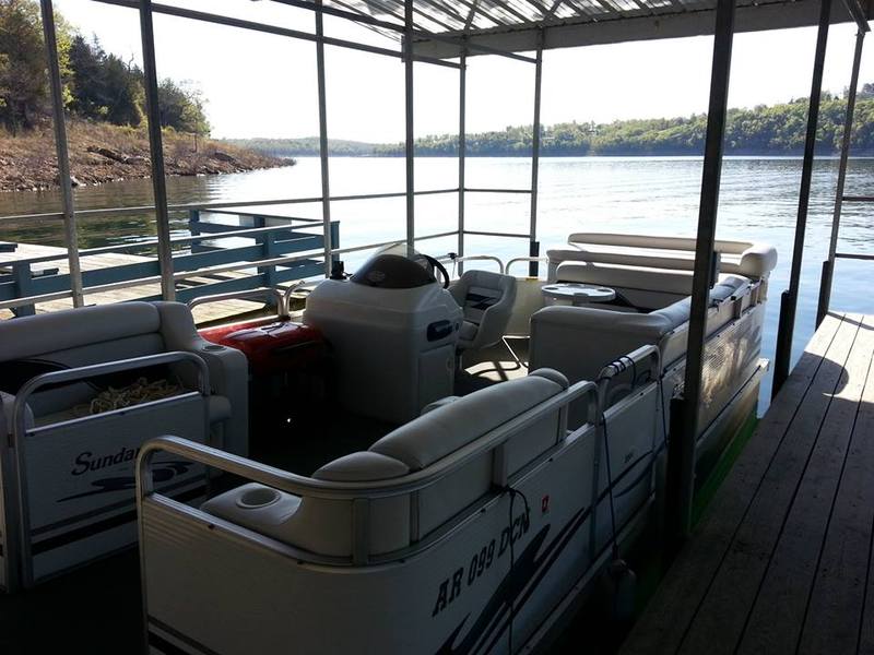 Private Boat Dock Blue Lady Resort Resort on Lake Norfork