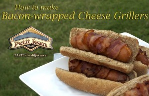 Bacon-wrapped Cheese Grillers