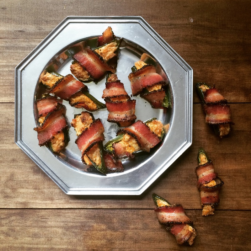 Spicy Bacon-wrapped Jalapenos