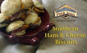 Southern Ham And Cheese Biscuits