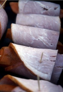 Ham-wrapped Candied Sweet Potatoes