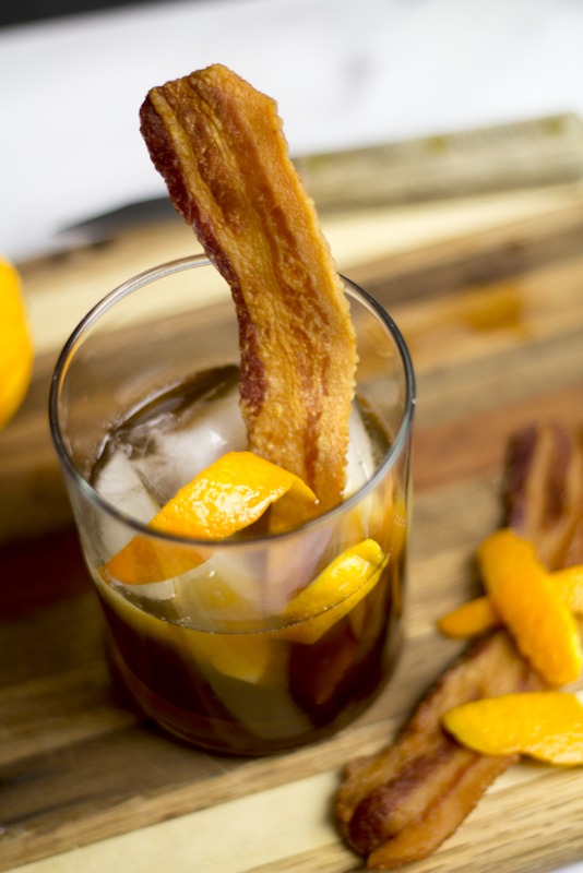 Bacon-infused Old Fashioned