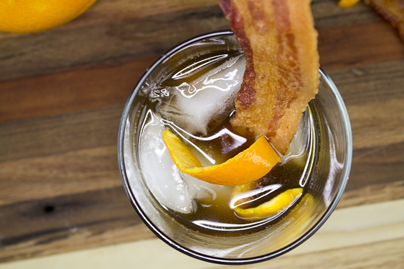 Bacon-infused Old Fashioned