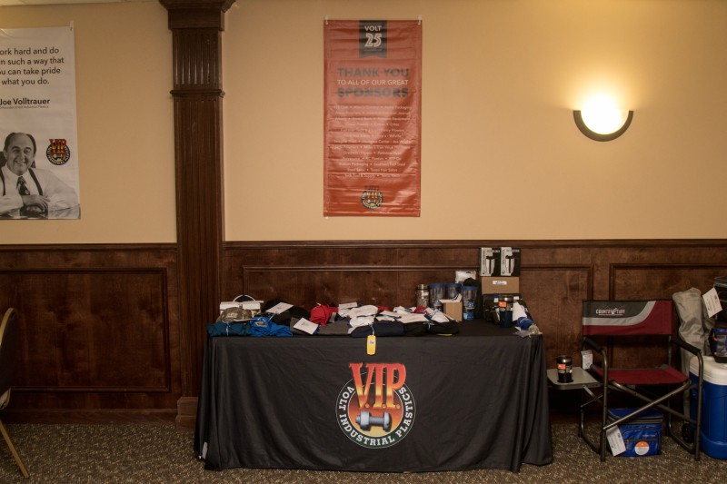 Gift Table and Sponsor's Banner