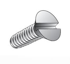 Slotted 100 Degree Flat