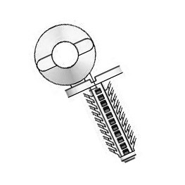 Christmas Tree Clip and Connecting Nut Image