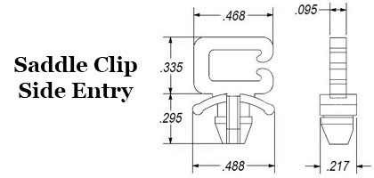 Saddle Clip - Side Entry  Image 2