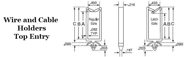 Wire and Cable Holders - Top Entry Image 2