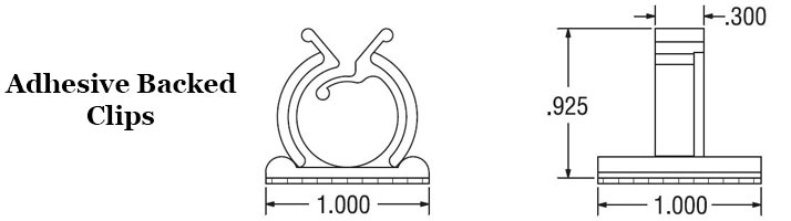 Adhesive Backed Wire and Cable Clip  Image 2