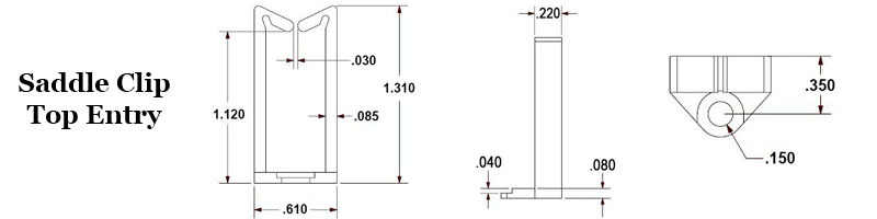 Saddle Clip - Top Entry - Special Image 2