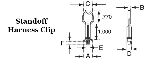 Standoff Harness Clip Image 2