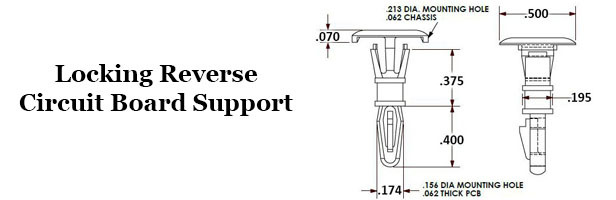 Locking Reverse Circuit Board Support 