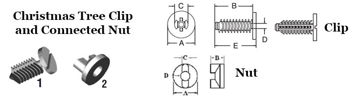 Christmas Tree Clip and Connecting Nut Image 2