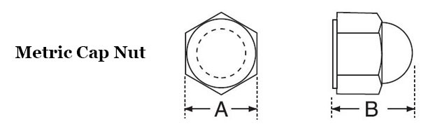 Metric Cap Nut Image 2