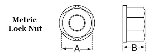 Metric Lock Nut Image 2