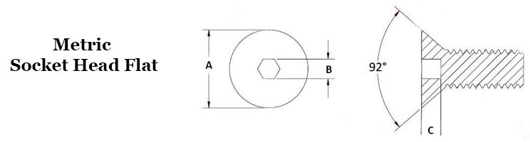Metric Socket Flat Head Screws Image 2