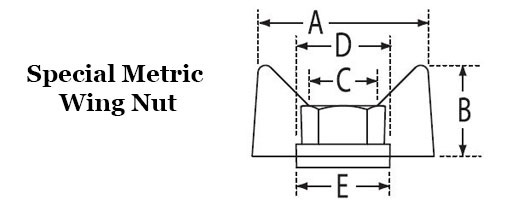 Special Metric Wing Nuts Image 2
