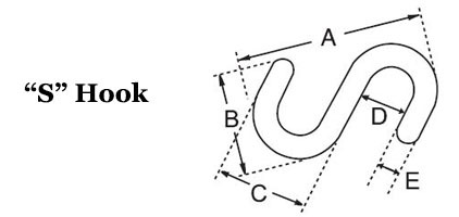 S Hook | Volt Industrial Plastics