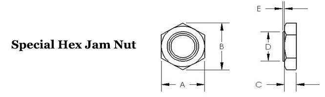 Special Hex Jam Nut Image 2