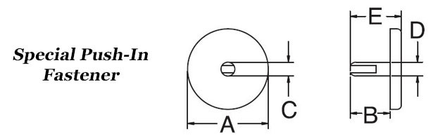Special Push-In Fastener Image 2
