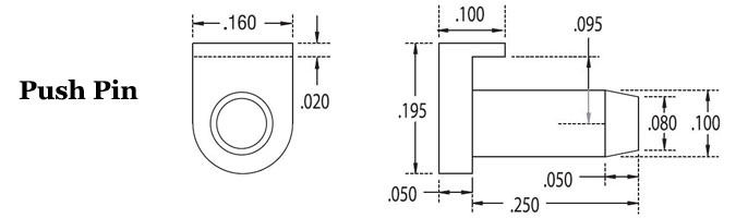 Push Pin | Volt Industrial Plastics