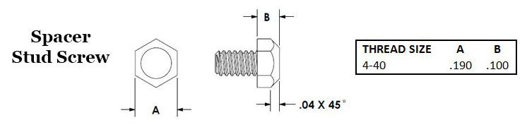 Spacer Stud Screws Image 2