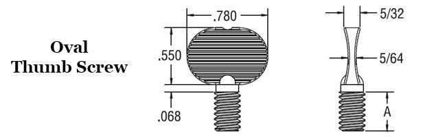 Oval Thumb Screw Image 2