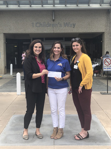 National Hot Dog Month Check Presentation