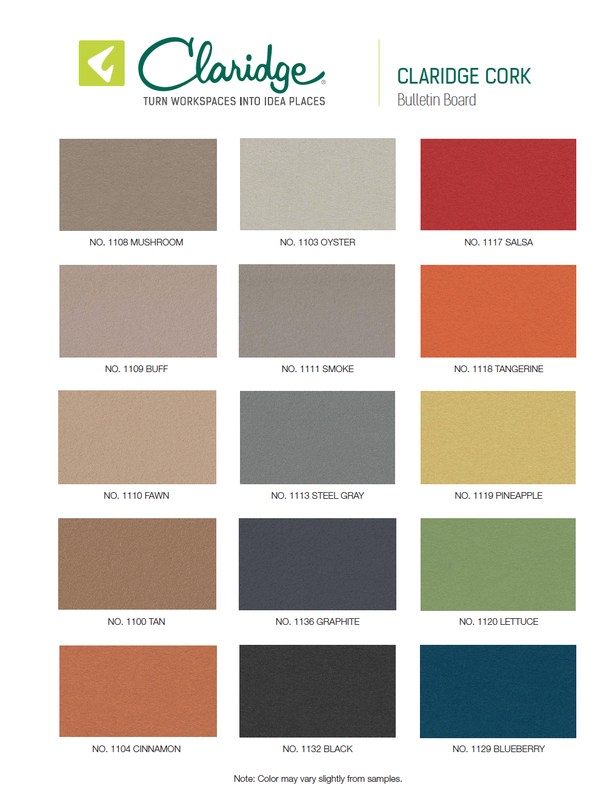 Color Guides Claridge Products Markerboards & Whiteboards