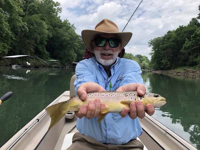 Pat and a nice Brown Trout