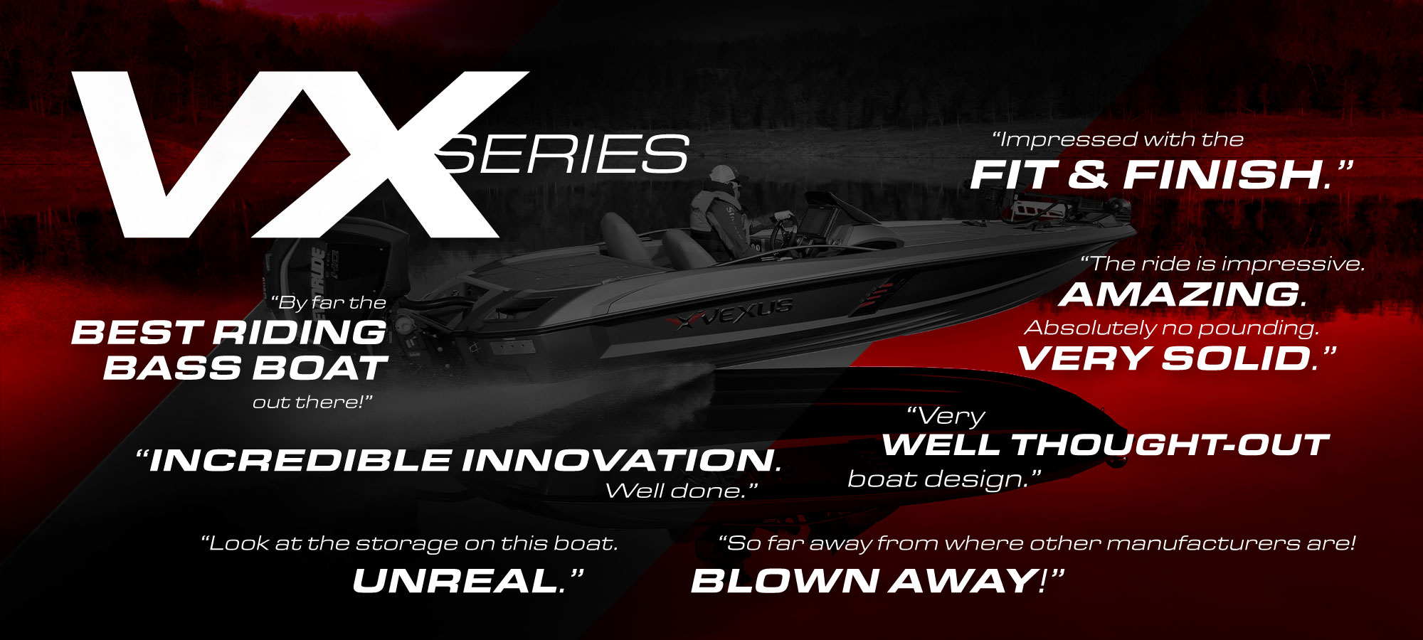 Vexus Boats Aluminum & Fiberglass Fishing Boats