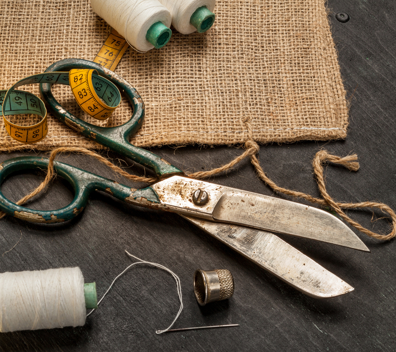 SEWING WITH BURLAP Marshall Dry Goods Company