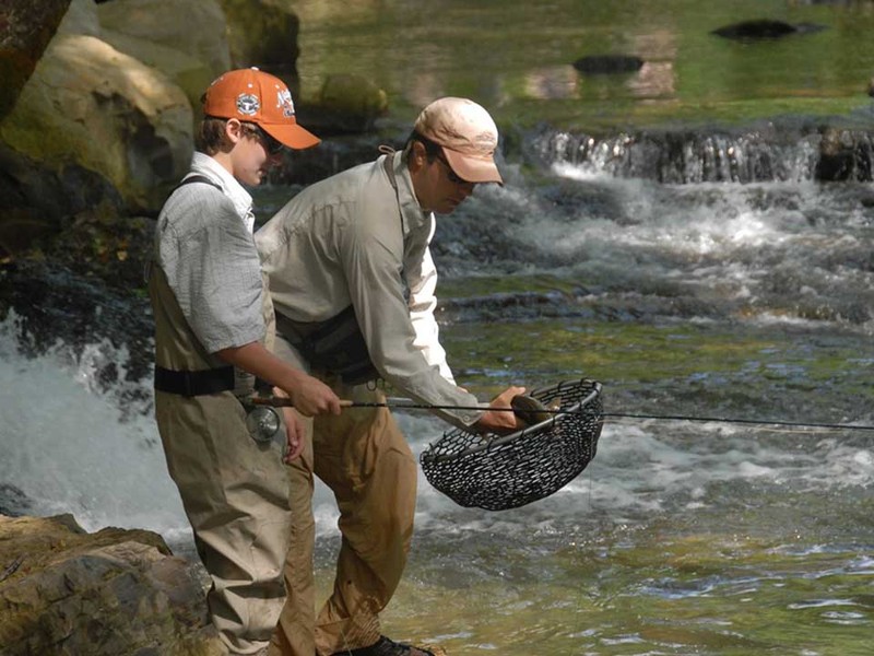 Fishing the White River The White River Inn Cotter, Arkansas
