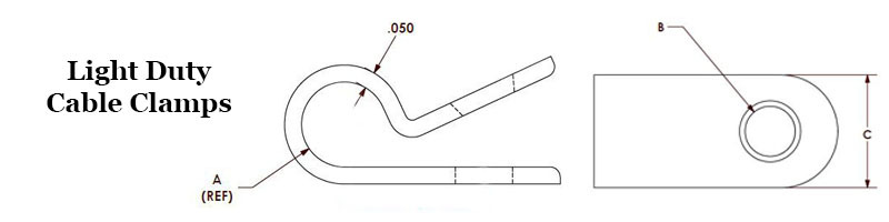 Light Duty Cable Clamps Image 2