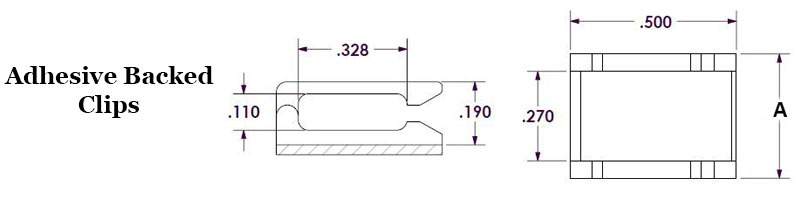Adhesive Backed Wire and Cable Clips  Image 2
