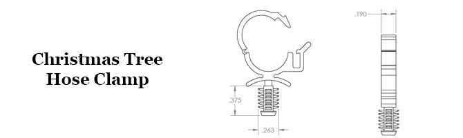 Christmas Tree Hose Clamp Image 2