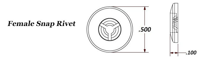 Female Snap Rivet Image 2