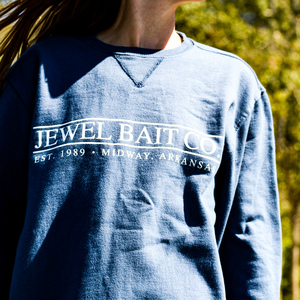 Jewel Linear Logo Crewneck Sweatshirt