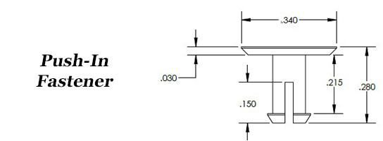 Push-In Fastener Image 2