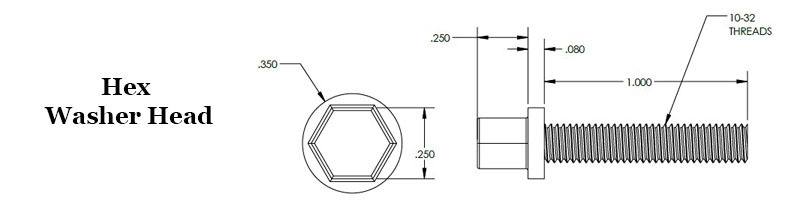 Hex Washer Head Image 2