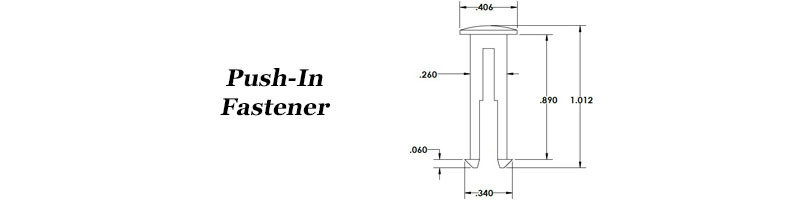 Push-in Fastener | Volt Industrial Plastics