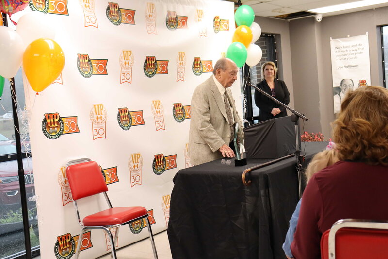 Joe Volltrauer Accepts his Induction into the Fastener Hall of Fame