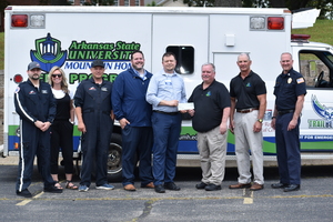 ASUMH EMS program receives donation from Baxter Health and Baxter Health Foundation for rural EMS project