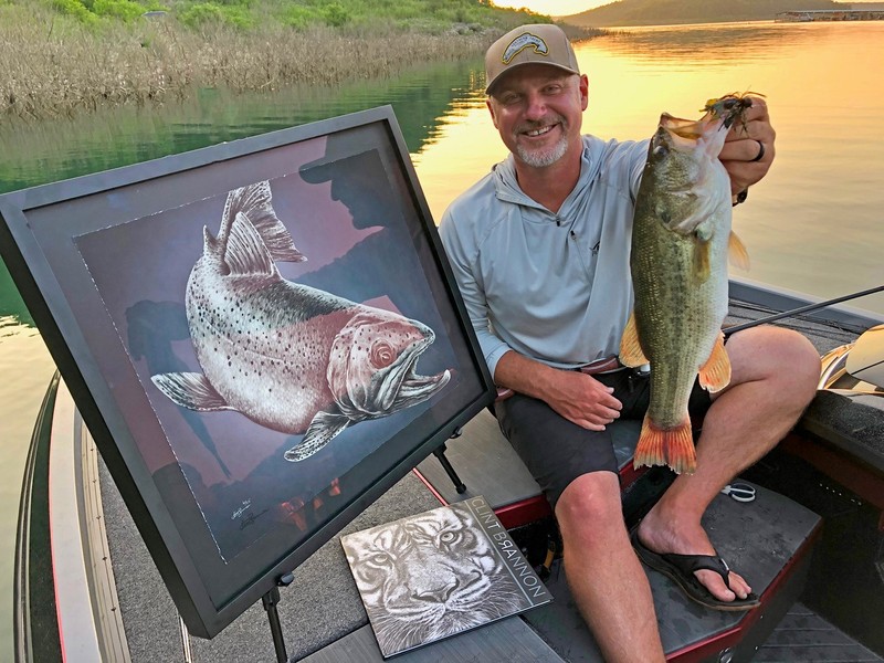 Meet Clint Brannon: Ace Pitcher, Avid Bass Angler, and Amazing Wildlife Artist
