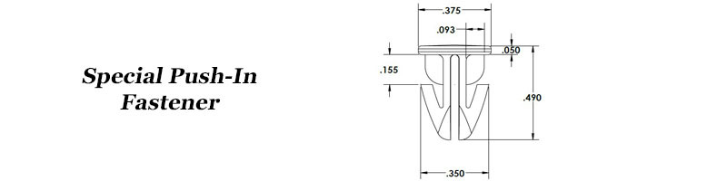 Special Push-In Fastener | Volt Industrial Plastics