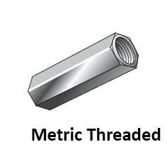 Metric Threaded Hex Spacers Image