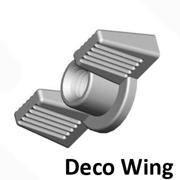 Deco Metric Wing Nut