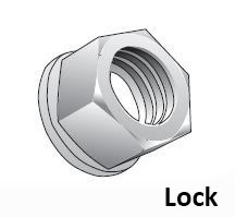 Metric Lock Nut Image