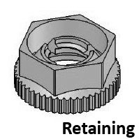 Metric Retaining Nuts Image